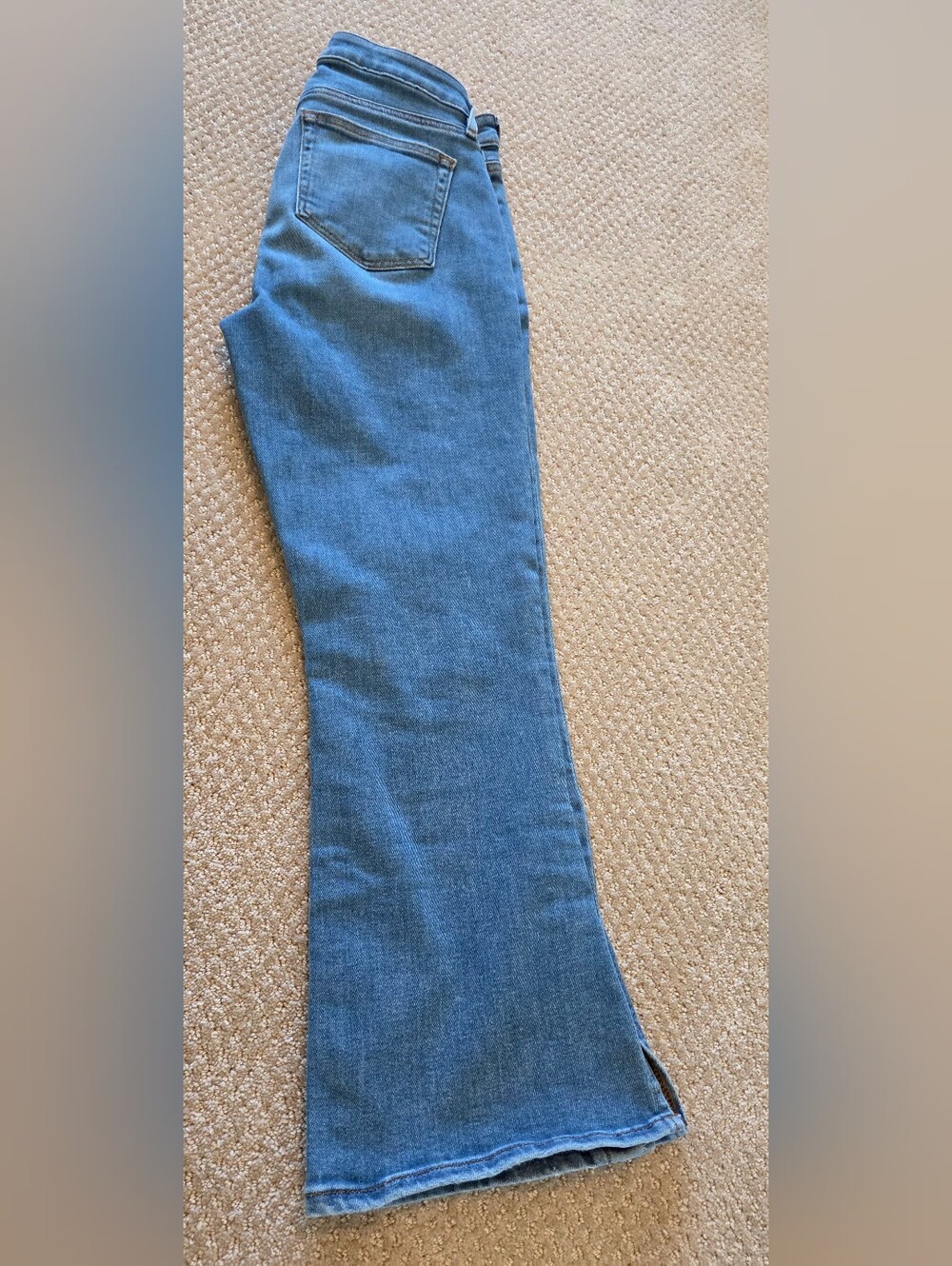 LOFT Women's Ankle Cropped "Curvy Fit" Jeans in Deep Blue